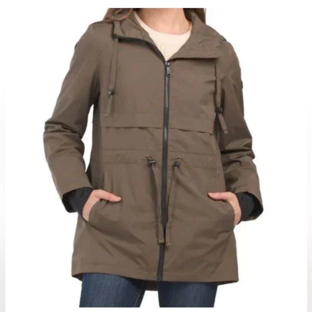 NWT Sam Edelman Water Resistant Anorak Jacket in Loden
